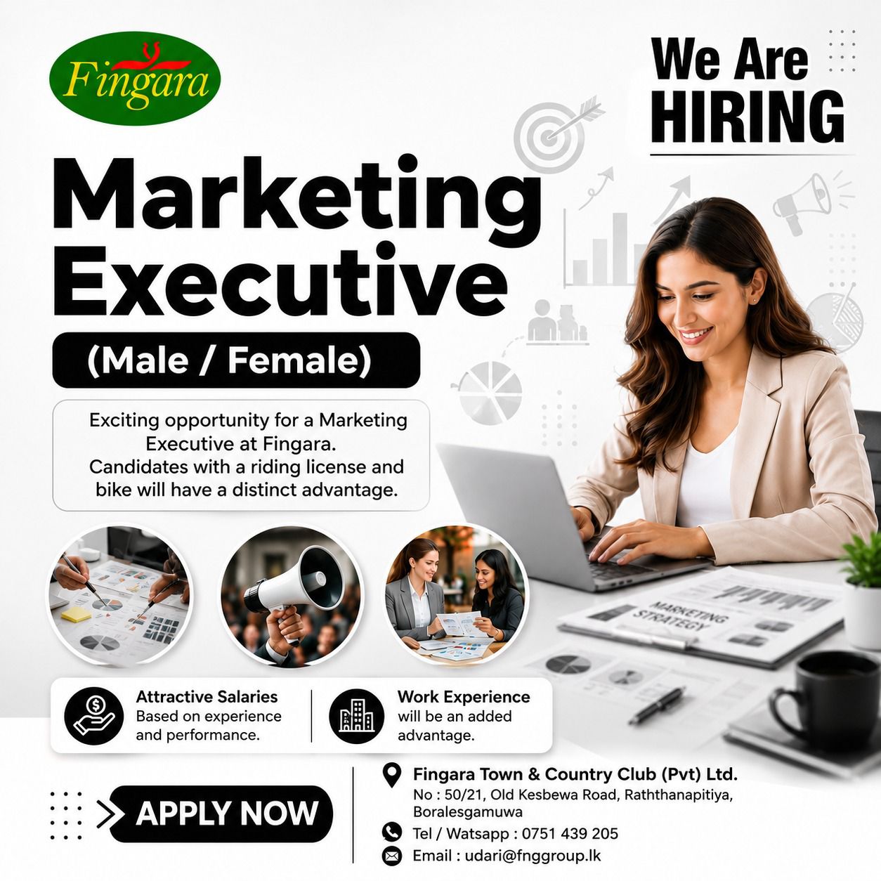 Marketing Executive flyer